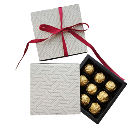 Luxury gift basket with chocolates, candles, and personalized items – elegant curated hamper for all occasions