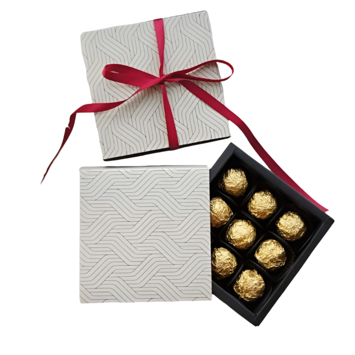 Luxury gift basket with chocolates, candles, and personalized items – elegant curated hamper for all occasions