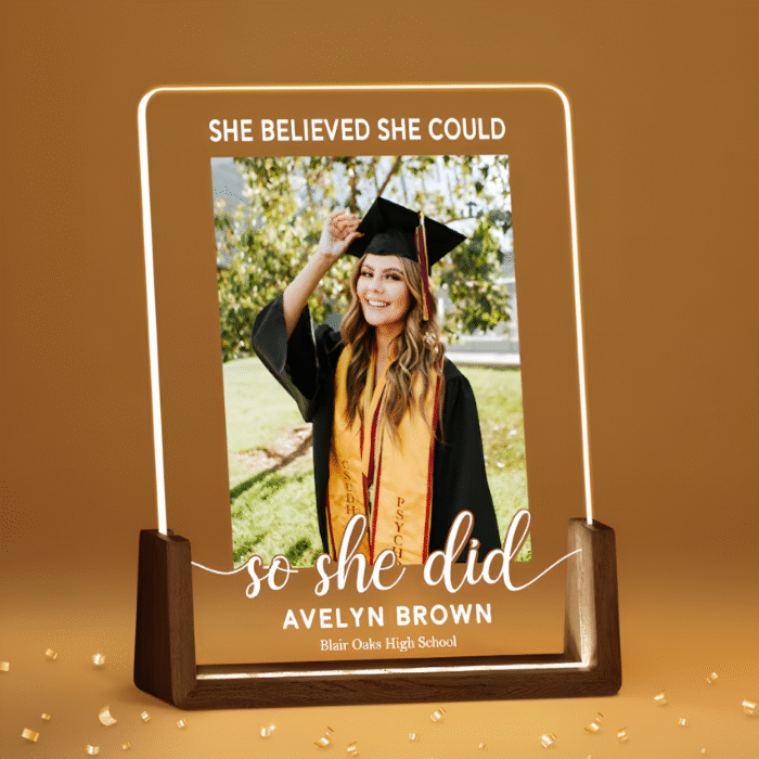 Graduation gift box with custom mug, keychain, chocolates, and inspirational accessories – thoughtful gift for recent graduates