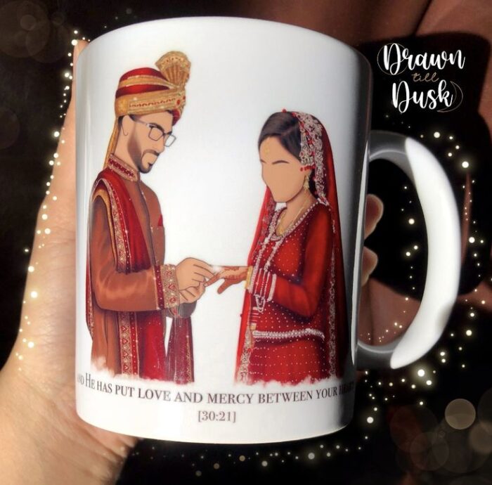 Personalized mugs with photo, name, and custom text – printed ceramic mugs for gifting or personal use,