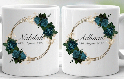 Personalized mugs with photo, name, and custom text – printed ceramic mugs for gifting or personal use