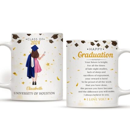 Customized ceramic mugs with name, photo, and quote – personalized printed gift mugs for daily use or special occasions