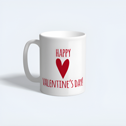 Valentine’s gift box with personalized mug, chocolates, keychain, and romantic accessories – perfect love gift for couples